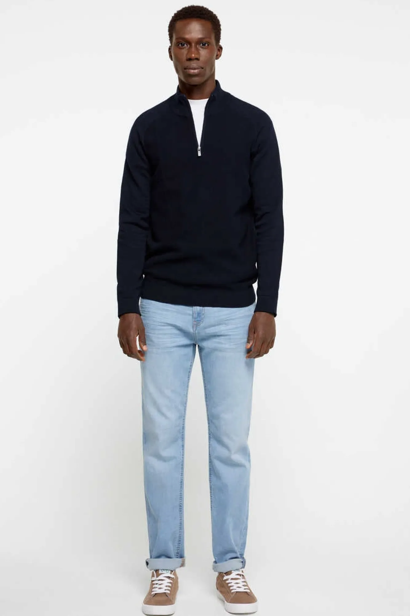 Springfield Camisola Estrutura Cotoveleiras Marinho Sale