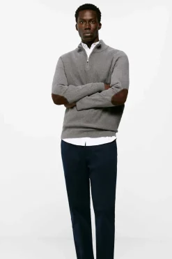 Springfield Camisola Estrutura Cotoveleiras Cinza Sale