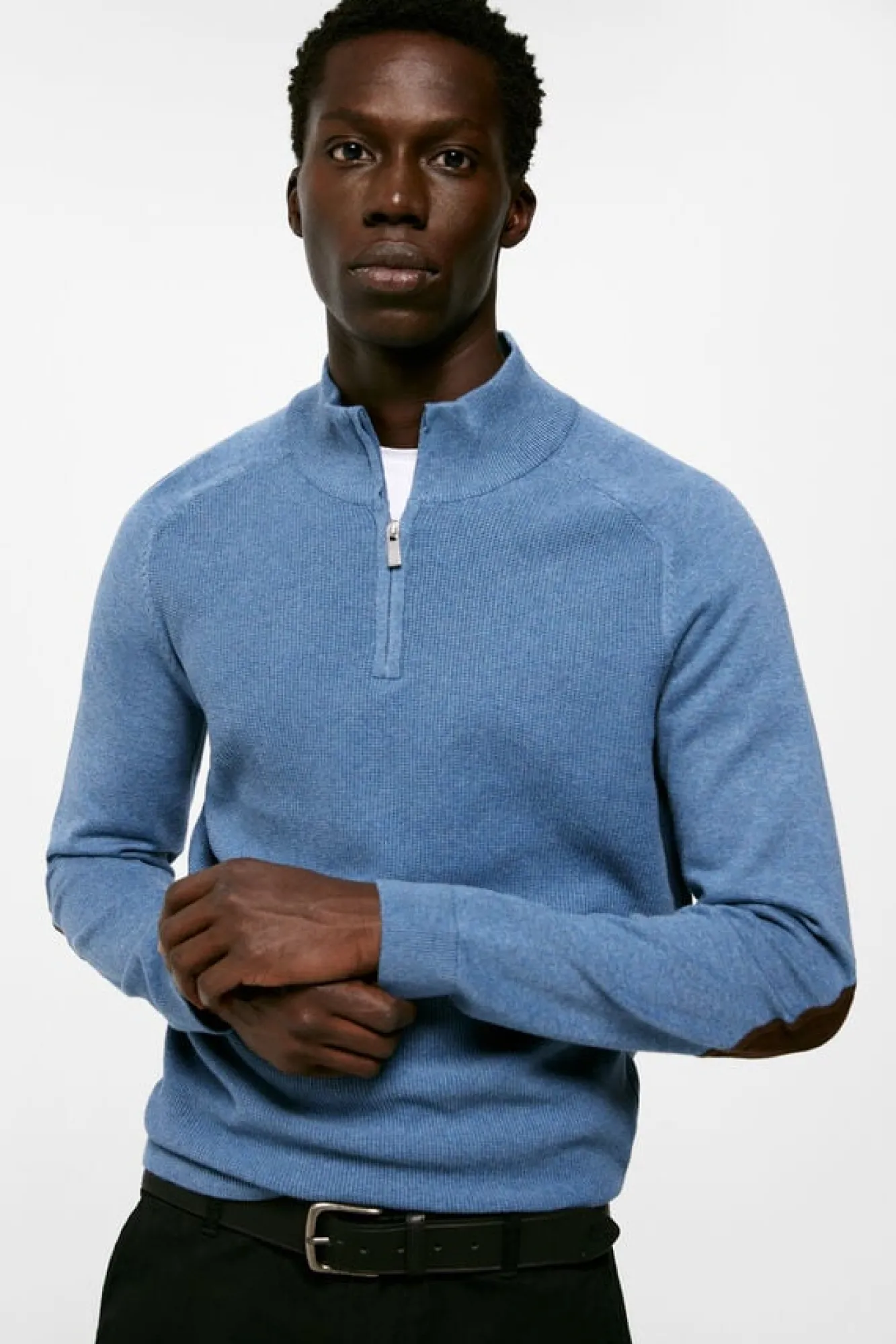 Springfield Camisola Estrutura Cotoveleiras Azul Hot