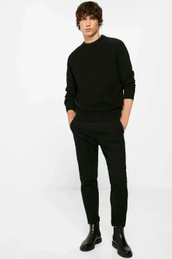 Springfield Camisola Estrutura Fio Torcido Preto Discount