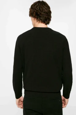 Springfield Camisola Estrutura Fio Torcido Preto Discount