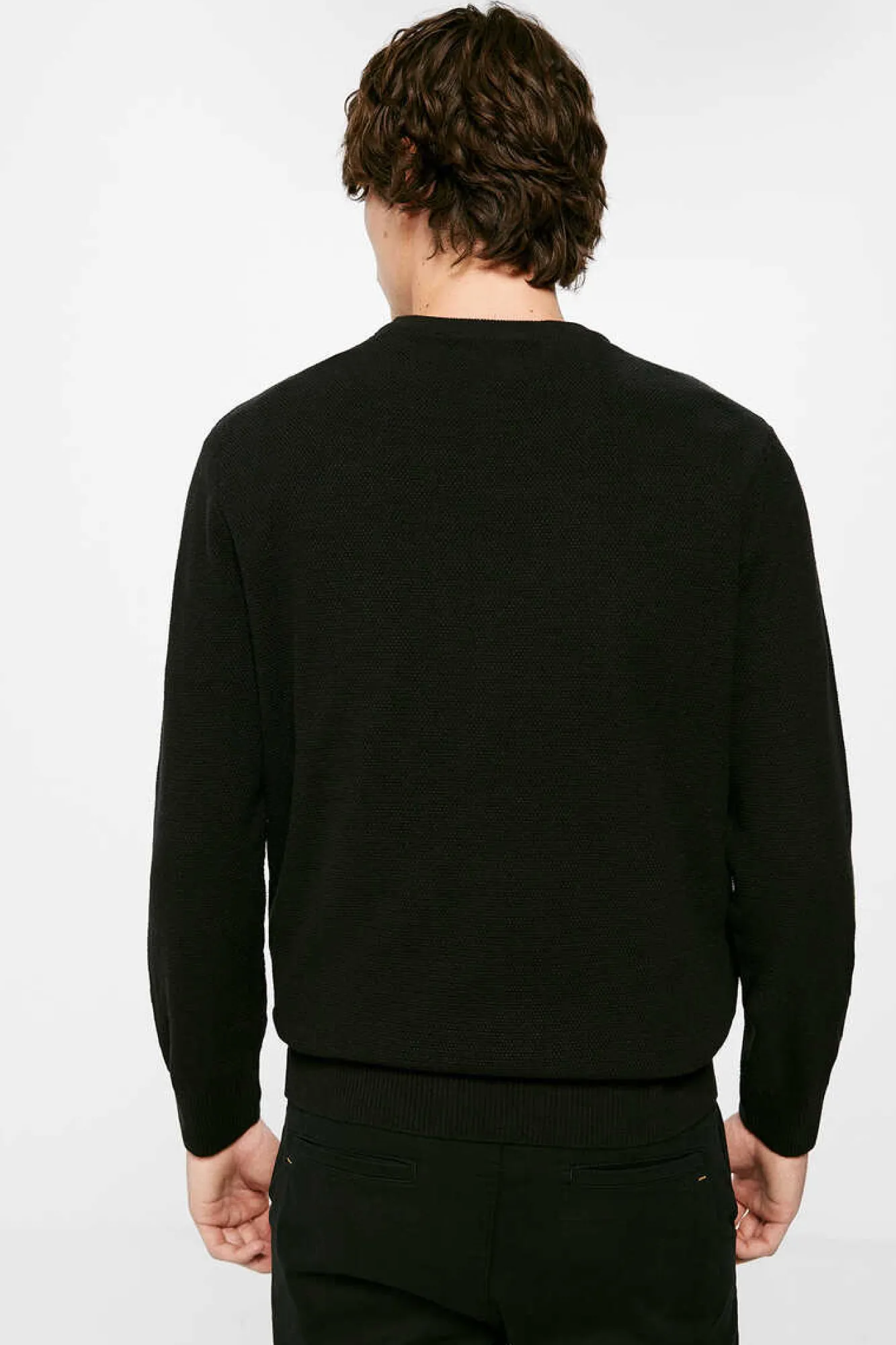 Springfield Camisola Estrutura Fio Torcido Preto Discount