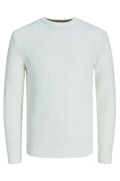 Jack & Jones Camisola Estrutura Gola Redonda Branco Sale