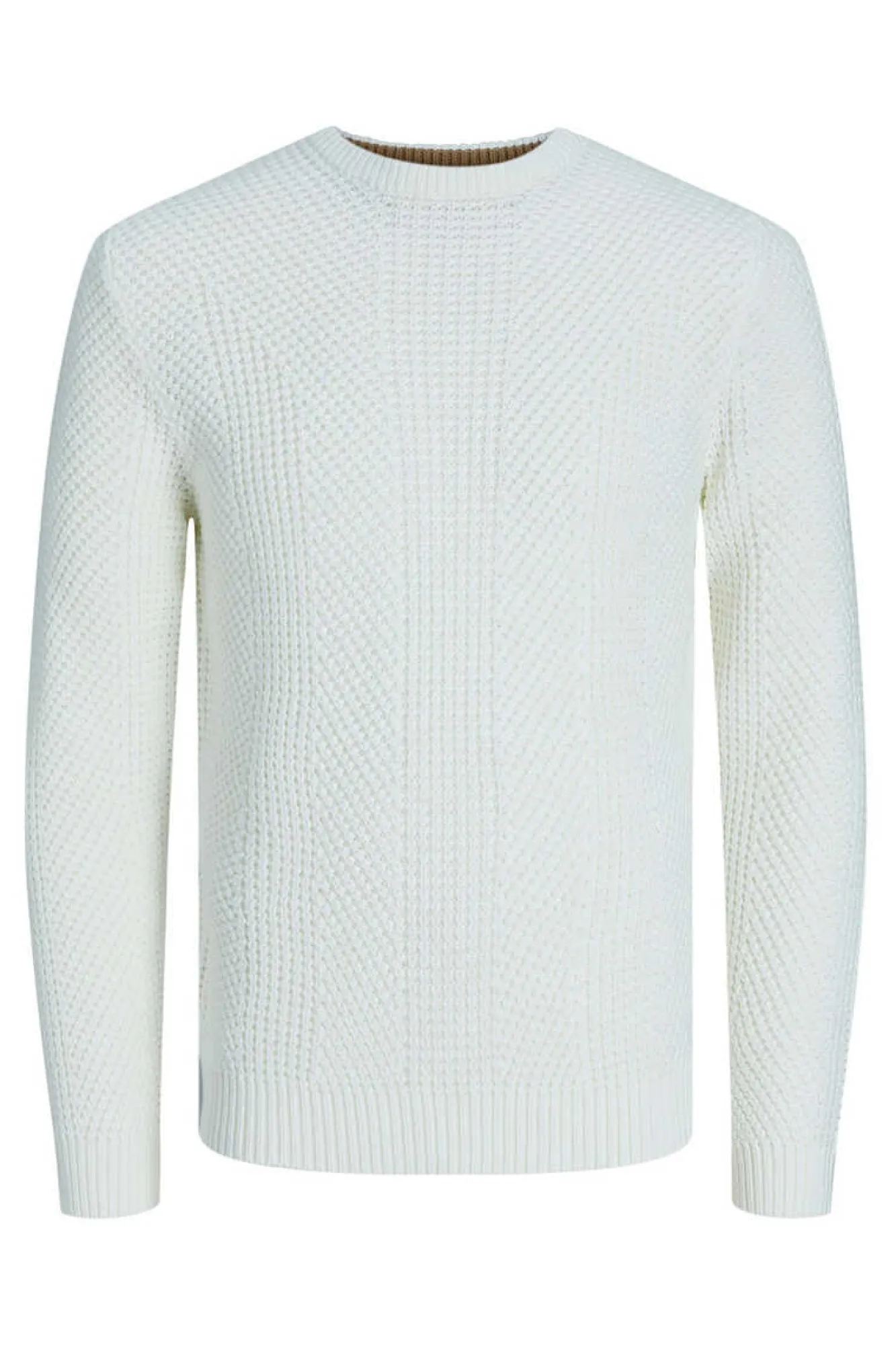 Jack & Jones Camisola Estrutura Gola Redonda Branco Sale