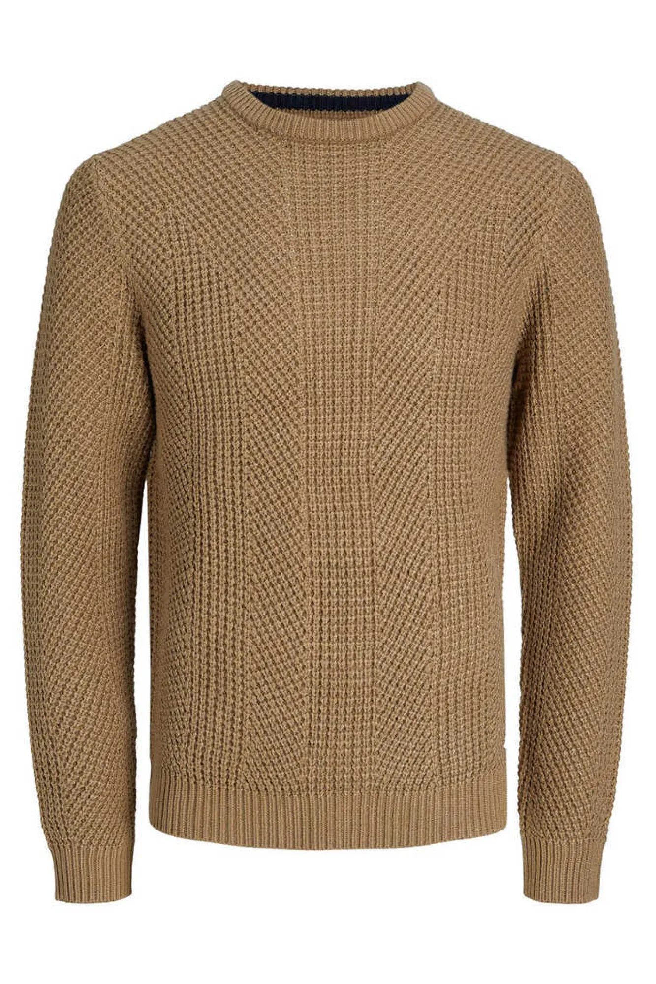 Jack & Jones Camisola Estrutura Gola Redonda Castanho Online