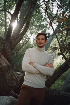 Ooto Camisola Gola Alta Ecru Hot