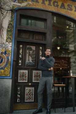 Ooto Camisola Gola Alta Cinzento Clearance