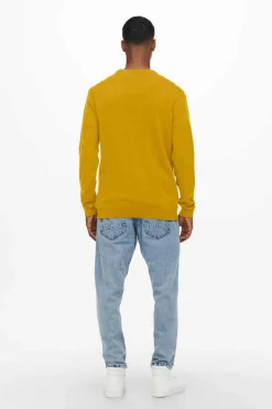 Only & Sons Camisola Gola Caixa Banana New