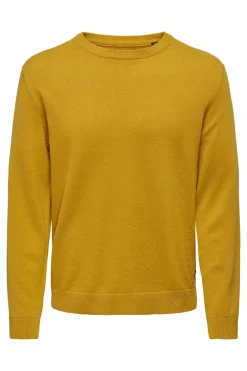 Only & Sons Camisola Gola Caixa Banana New