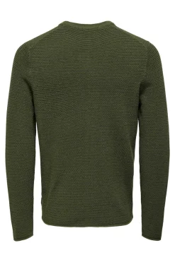 Only & Sons Camisola Gola Caixa Verde Discount