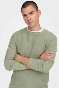 Only & Sons Camisola Gola Caixa Verde