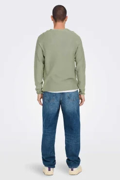 Only & Sons Camisola Gola Caixa Verde