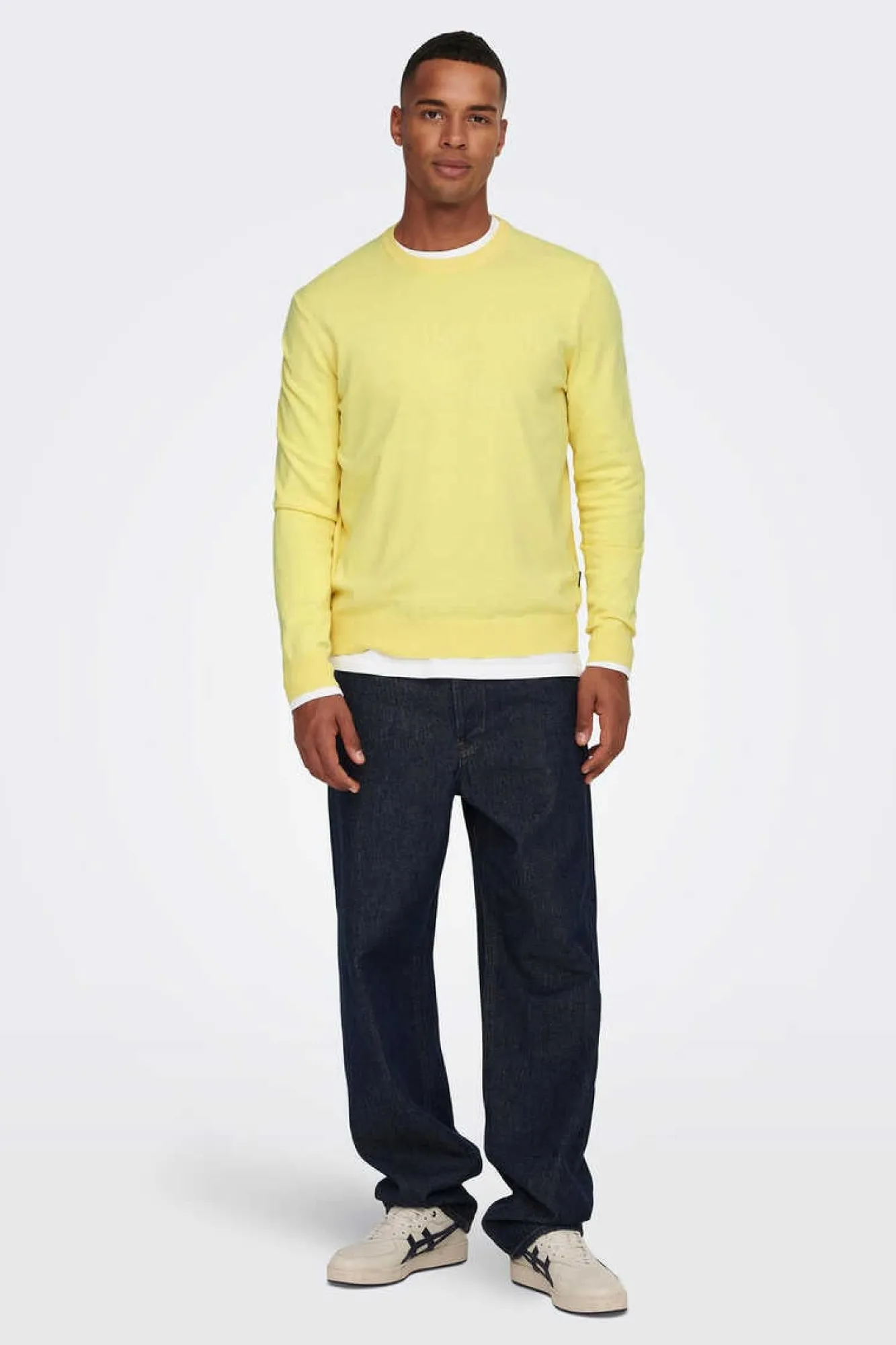 Only & Sons Camisola Gola Caixa Banana