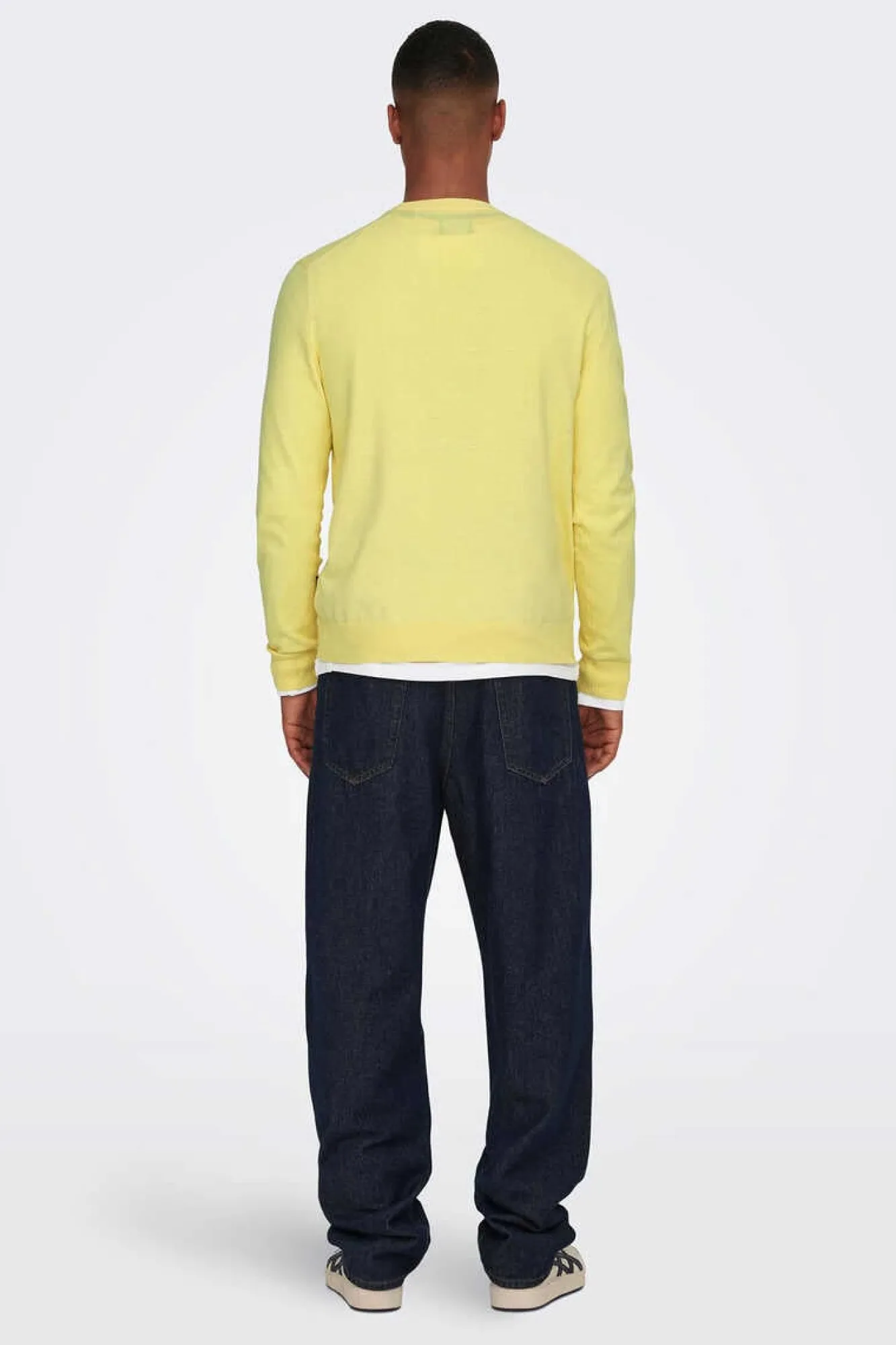 Only & Sons Camisola Gola Caixa Banana