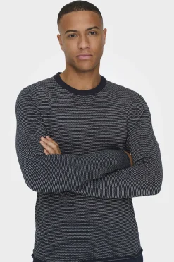 Only & Sons Camisola Gola Caixa Marinho Discount