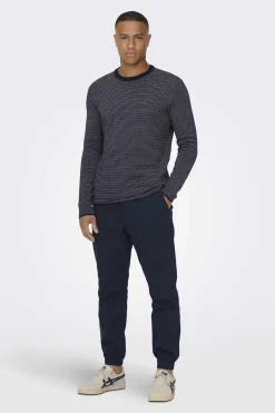 Only & Sons Camisola Gola Caixa Marinho Discount