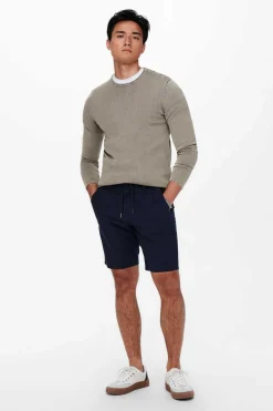 Only & Sons Camisola Gola Redonda Azulado Online