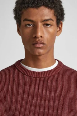 Pepe Jeans Camisola Gola Redonda Vermelho Outlet