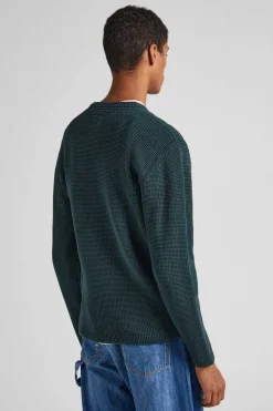 Pepe Jeans Camisola Gola Redonda Verde Hot