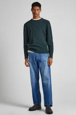 Pepe Jeans Camisola Gola Redonda Verde Hot