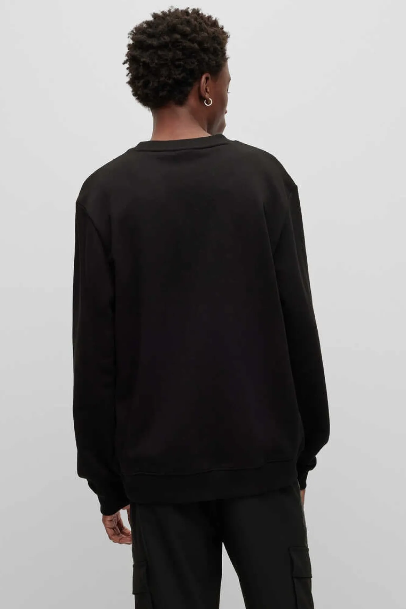 HUGO Camisola Gola Redonda Preto Outlet