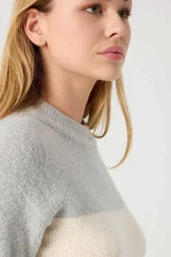 Inside Sueteres E Cardigans-Camisola Gola Redonda Cor Bl