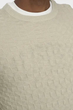 Only & Sons Camisola Gola Redonda Textura Cinza Sale