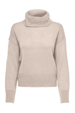 Only Sueteres E Cardigans-Camisola Gola Subida