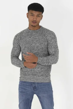 Brave Soul Camisola Jaspeada Cinza Outlet