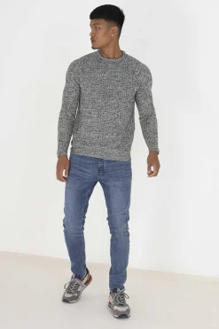 Brave Soul Camisola Jaspeada Cinza Outlet