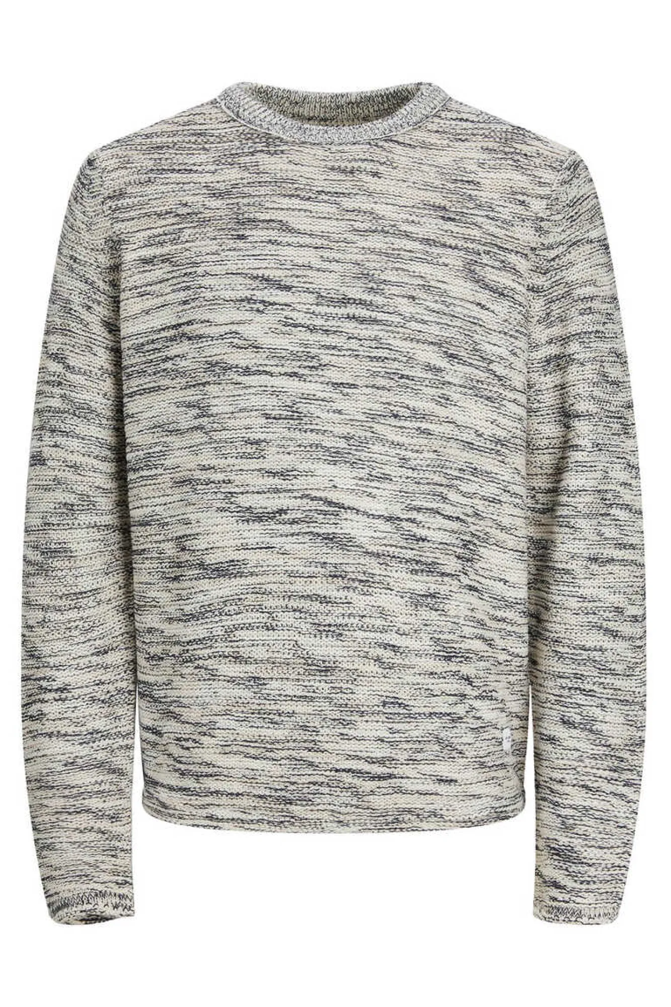 Jack & Jones Camisola Jaspeada Gola Redonda Cinza Discount