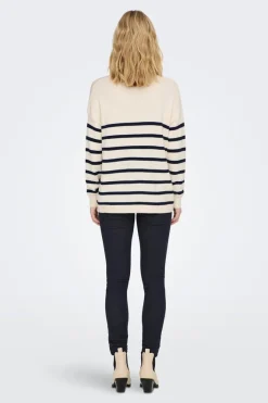 JDY Sueteres E Cardigans-Camisola Malha As Riscas