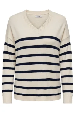 JDY Sueteres E Cardigans-Camisola Malha As Riscas