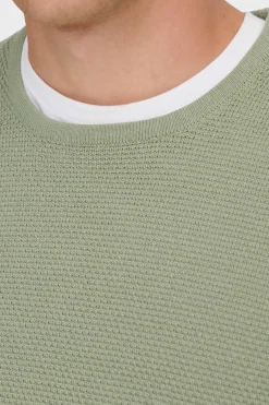 Only & Sons Camisola Malha Com Gola Redonda Verde