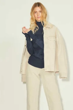 Jack & Jones Sueteres E Cardigans-Camisola Malha Fina Decote Alto