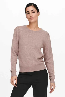 JDY Sueteres E Cardigans-Camisola Malha Fina Gola Redonda