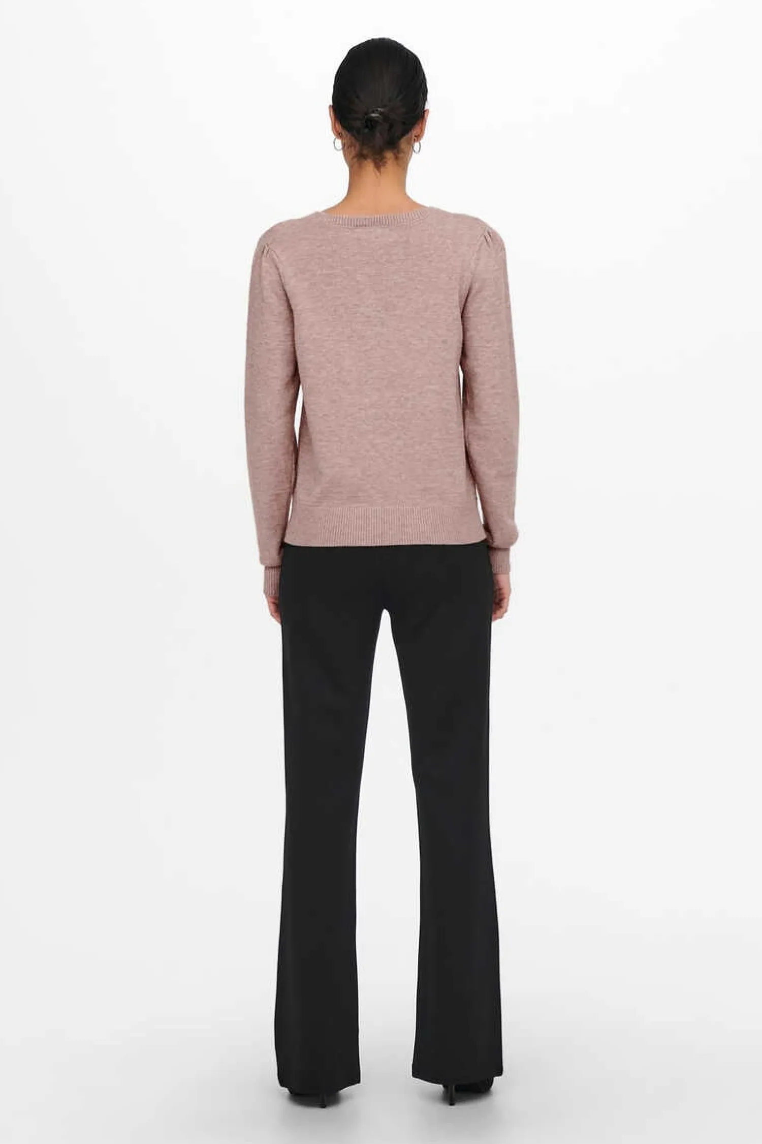 JDY Sueteres E Cardigans-Camisola Malha Fina Gola Redonda