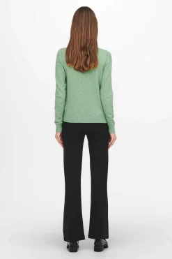 JDY Sueteres E Cardigans-Camisola Malha Fina Gola Redonda