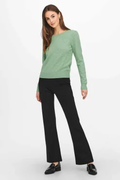 JDY Sueteres E Cardigans-Camisola Malha Fina Gola Redonda