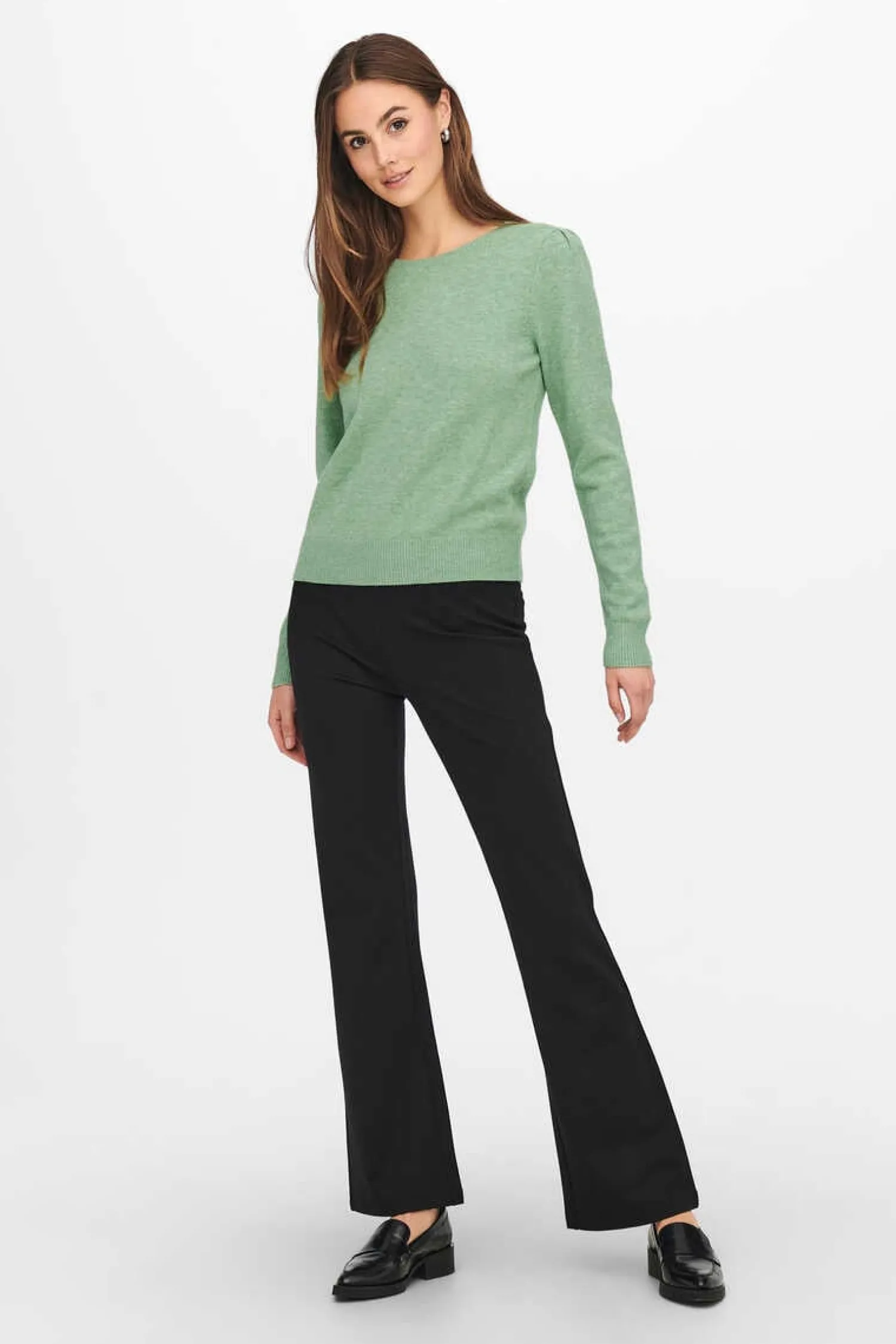 JDY Sueteres E Cardigans-Camisola Malha Fina Gola Redonda