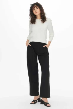 JDY Sueteres E Cardigans-Camisola Malha Fina Gola Redonda