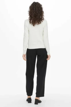 JDY Sueteres E Cardigans-Camisola Malha Fina Gola Redonda