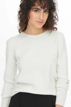 JDY Sueteres E Cardigans-Camisola Malha Fina Gola Redonda