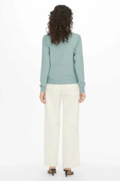 JDY Sueteres E Cardigans-Camisola Malha Fina Gola Redonda