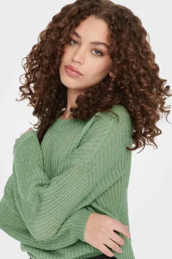 JDY Sueteres E Cardigans-Camisola Malha Gola Redonda