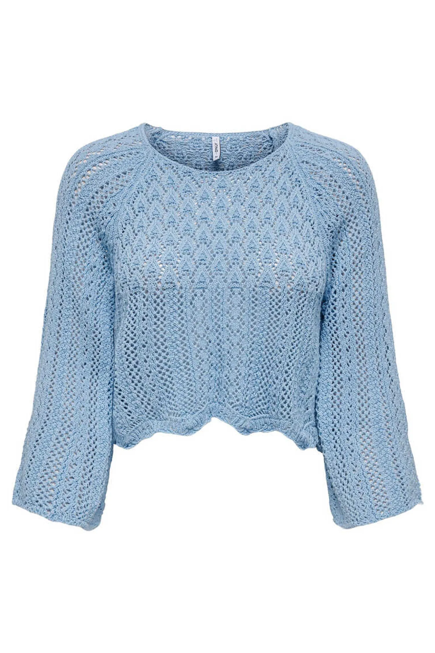 Only Sueteres E Cardigans-Camisola Malha Rendilhada Crop