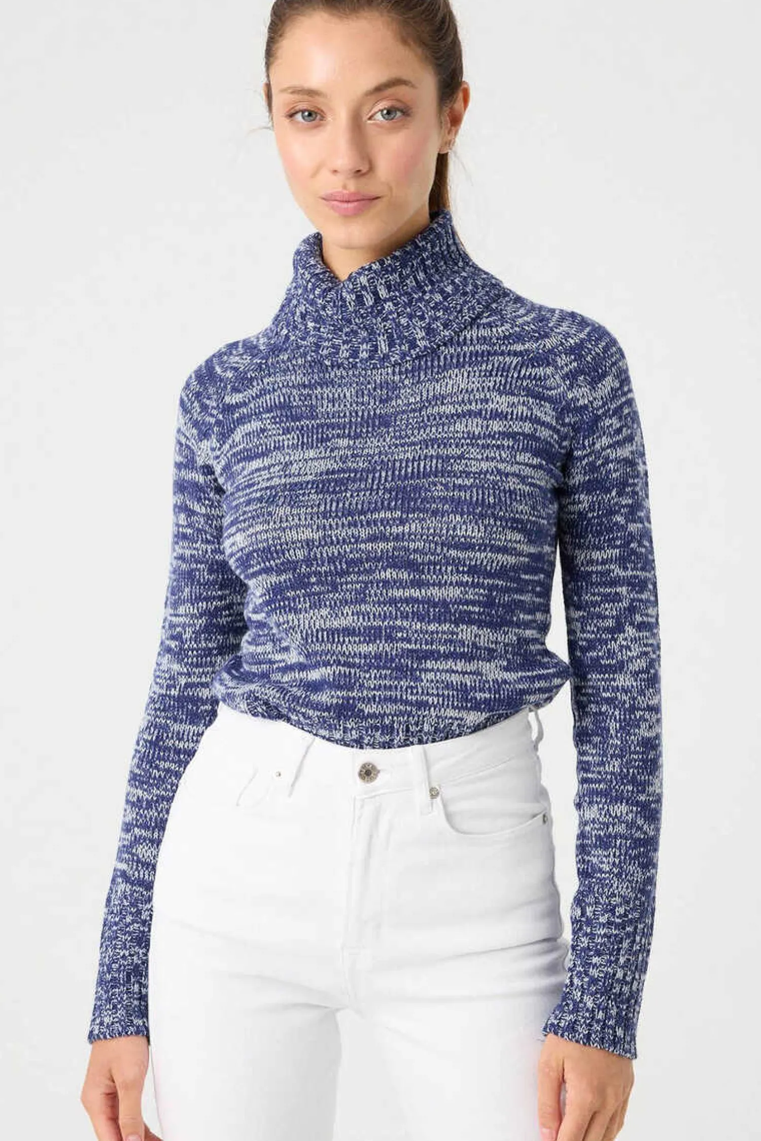 Inside Sueteres E Cardigans-Camisola Malha Torcal Gola Alta