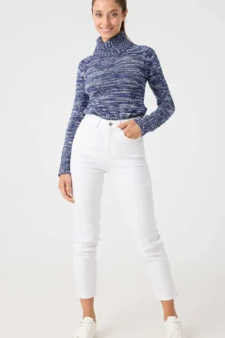 Inside Sueteres E Cardigans-Camisola Malha Torcal Gola Alta