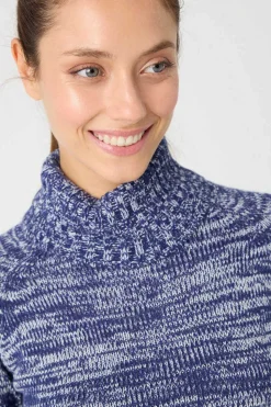 Inside Sueteres E Cardigans-Camisola Malha Torcal Gola Alta