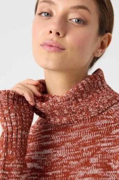 Inside Sueteres E Cardigans-Camisola Malha Torcal Gola Alta